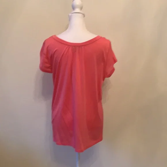 Eileen Fisher Organic Silk and Cotton Round Neck Tee. Cap Sleeves. NWT. Size M - Picture 2 of 7